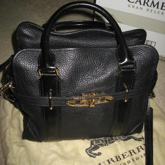 BURBERRY Medium Leather Portrait Minford Bag - Picture 2 of 14